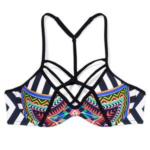 New VS PINK strappy t-back bikini top